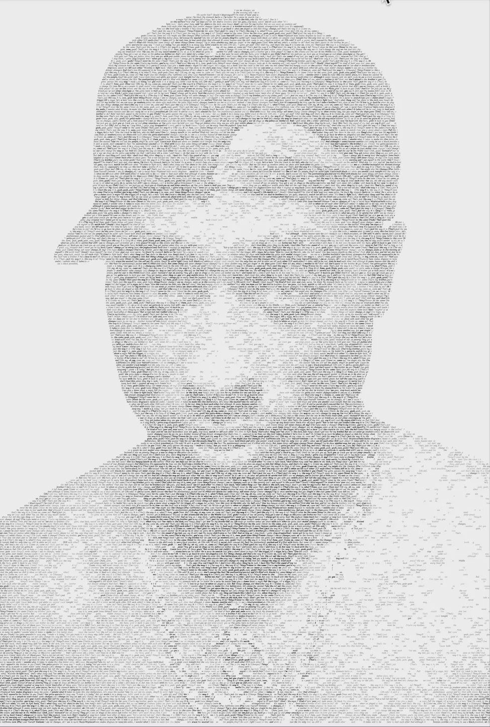 Tupac-Changes (Lyric Picture) *Limited Edition